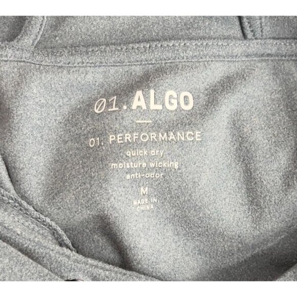 01.ALGO Women's M Medium Performance Hoodie Long Sleeve Blue Pullover 78% Polyes - Picture 6 of 6